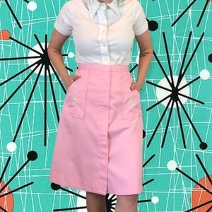 50’s Vintage Handmade A-Line Tea Skirt